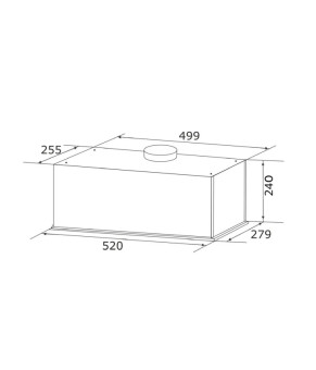 Вытяжка кухонная GRANADO Palamos 4613-700 Black glass (GCH461370011)