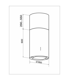 Вытяжка кухонная GRANADO Segovia 3604-1200 Inox (GCH6436477)