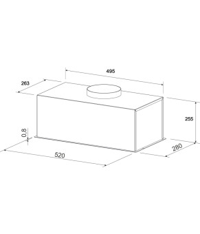 Вытяжка кухонная GRANADO Palamos 2613-1200 Inox (GCH546377)