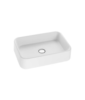 Раковина GRANADO Fabero White gel прямоугольная 490-590 мм (gbs1505g)