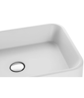 Раковина GRANADO Fabero White gel прямоугольная 490-590 мм (gbs1505g)
