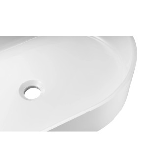 Раковина GRANADO Potes White gel накладная овальная 560x400x120 (gbs0905g)