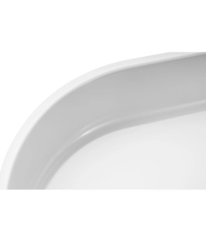 Раковина GRANADO Potes White gel накладная овальная 560x400x120 (gbs0905g)