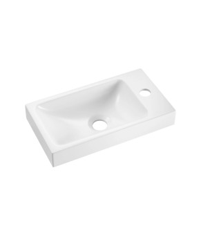 Раковина GRANADO Foz White gel прямоугольная врезная (gbs0805g)