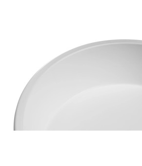 Раковина GRANADO Toro White круглая накладная кварцит 431x431x130 мм (gbs0405)