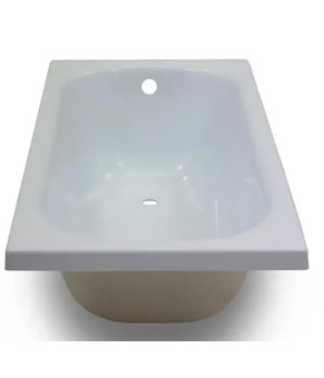 Ванна акриловая KO&PO 4001 130х70х38 см белая в комплекте ножки (C10020)