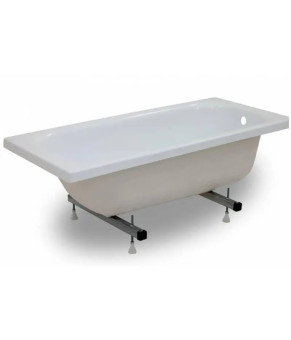 Ванна акриловая KO&PO 4001 130х70х38 см белая в комплекте ножки (C10020)
