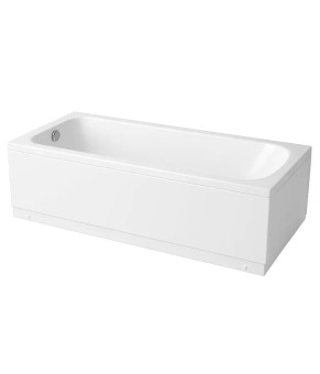 Ванна акриловая Shower ARTMINA SW 6767 170х70х40 см с декоративной панелью и ножками белая (C15256)
