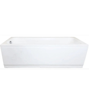 Ванна акриловая Shower ARTMINA SW 6767 170х70х40 см с декоративной панелью и ножками белая (C15256)