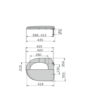 Сиденье для унитаза ZERIX TS-10 (ZX5590)