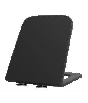Сиденье-крышка для унитаза Mixxus Premium SEAT COVER QUADRO-DIVERSE-2001 BLACK с микролифтом 448x357x37mm (MP6614)