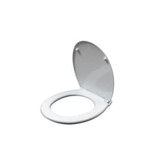 Сиденье для унитаза ZERIX TS-02 Slim Duroplast Soft-close/Quick relase Белый (ZX5582)