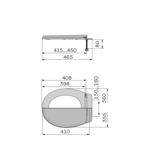 Сиденье для унитаза ZERIX TS-02 Slim Duroplast Soft-close/Quick relase Белый (ZX5582)