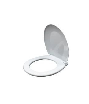 Сиденье для унитаза ZERIX TS-01 Slim Duroplast Soft-close/Quick relase Глянцевое Белое (ZX5586)