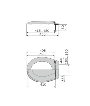 Сиденье для унитаза ZERIX TS-01 Slim Duroplast Soft-close/Quick relase Глянцевое Белое (ZX5586)