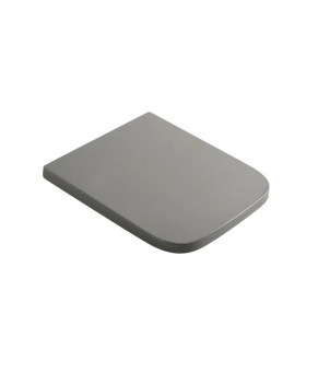 Сиденье-крышка для унитаза Mixxus Premium Quadro-2004 Gray 425х358х32мм дюропласт (MP6686)