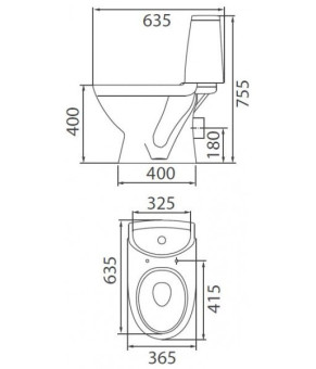 Унитаз-компакт Colombo Лотос Basic S14942500
