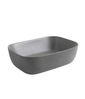 Раковина накладная Mixxus Premium DIVERSE-0116 GRAY 455x330x135mm (MP6651)