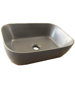 Раковина накладная Mixxus Premium DIVERSE-0116 GRAY 455x330x135mm (MP6651)