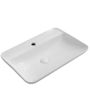 Раковина накладная MIXXUS PREMIUM BEVEL-0203 600х405х120mm с отверстием под смеситель (MP6513)