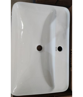 Раковина накладная MIXXUS PREMIUM BEVEL-0203 600х405х120mm с отверстием под смеситель (MP6513)