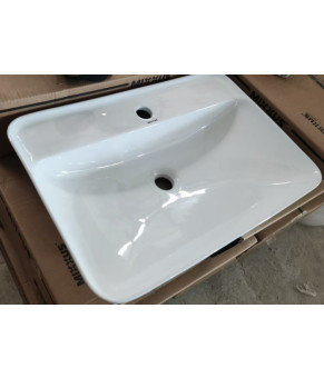 Раковина накладная MIXXUS PREMIUM BEVEL-0203 600х405х120mm с отверстием под смеситель (MP6513)