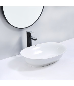 Раковина накладная MIXXUS PREMIUM ELLIPSE-0103 550х390х140mm (MP6553)