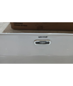 Раковина накладная Mixxus Premium Quadro-0209 600х370х140мм с переливом (MP6522)