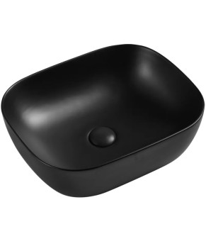 Умывальник накладной Mixxus Premium Diverse-0101 Black 490x395x150мм Матовый (MP6485)