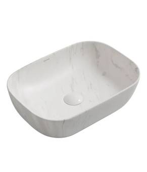 Раковина накладная Mixxus Premium DIVERSE-0112 MARBLE 455х325х135mm (MP6543)