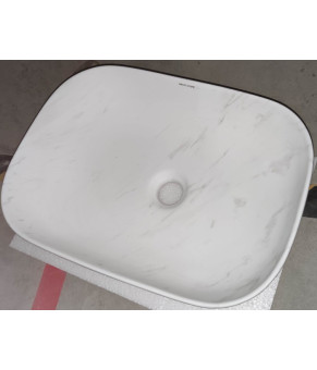 Раковина накладная Mixxus Premium DIVERSE-0112 MARBLE 455х325х135mm (MP6543)