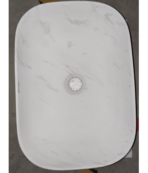 Раковина накладная Mixxus Premium DIVERSE-0112 MARBLE 455х325х135mm (MP6543)