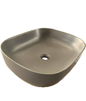 Раковина накладная Mixxus Premium DIVERSE-0115 GRAY 490x395x135mm (MP6650)