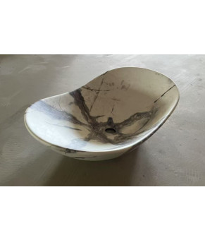 Раковина накладная MIXXUS PREMIUM WAVE-0106 MARBLE 620х360х160mm (MP6560)