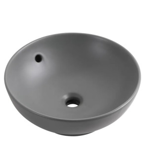 Раковина накладная Mixxus Premium TOPPER-0201 GRAY 410x410x165mm с переливом (MP6649)