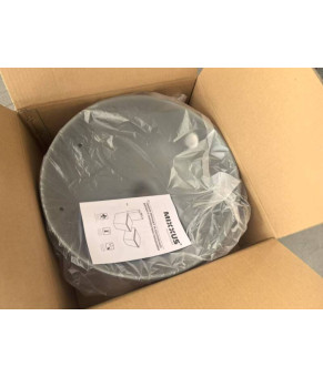 Раковина накладная Mixxus Premium TOPPER-0201 GRAY 410x410x165mm с переливом (MP6649)