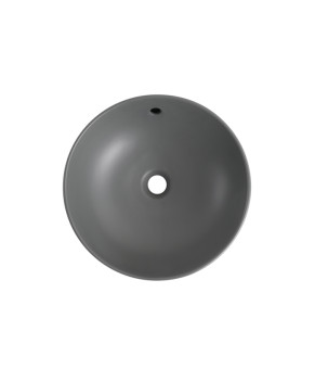 Раковина накладная Mixxus Premium TOPPER-0201 GRAY 410x410x165mm с переливом (MP6649)