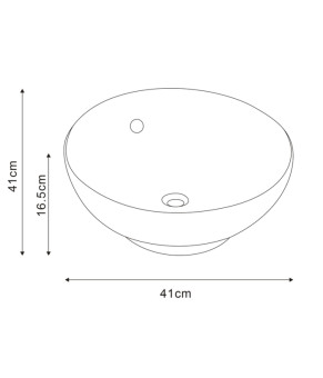 Раковина накладная Mixxus Premium TOPPER-0201 GRAY 410x410x165mm с переливом (MP6649)