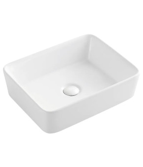 Умывальник накладной керамический Mixxus Premium Quadro-0101 475x370x140mm (MP6487)