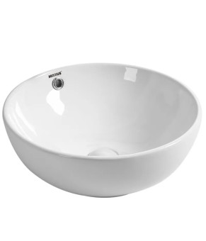 Раковина накладная MIXXUS PREMIUM ELLIPSE-0205 430х430х175mm с переливом (MP6530)