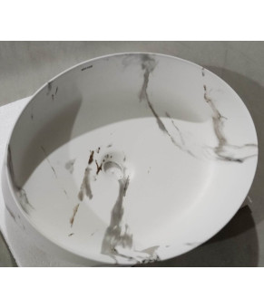 Раковина накладная MIXXUS PREMIUM ELLIPSE-0104 MARBLE 550х415х140mm (MP6554)