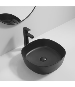 Раковина накладная Mixxus Premium DIVERSE-0106 BLACK 440х440х140mm (MP6538)