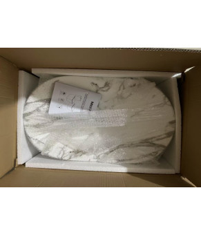 Раковина накладная MIXXUS PREMIUM WAVE-0105 MARBLE 620х360х160mm (MP6559)