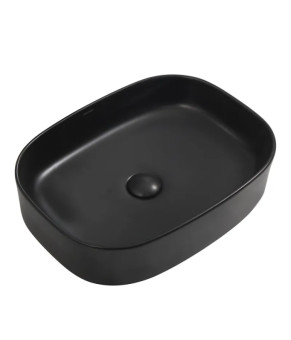 Раковина накладная Mixxus Premium BEVEL-0103 BLACK 510х370х120mm (MP6520)