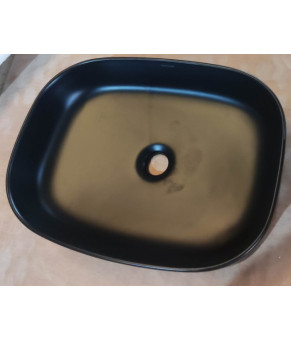 Раковина накладная Mixxus Premium BEVEL-0103 BLACK 510х370х120mm (MP6520)