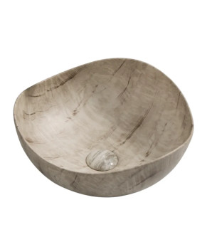 Раковина накладная Mixxus Premium WAVE-0103 MARBLE 380х380х170mm (MP6532)