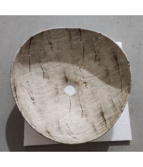 Раковина накладная Mixxus Premium WAVE-0103 MARBLE 380х380х170mm (MP6532)