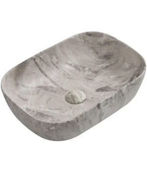 Раковина накладная MIXXUS PREMIUM DIVERSE-0113 MARBLE 455х325х135mm (MP6544)