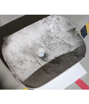 Раковина накладная MIXXUS PREMIUM DIVERSE-0113 MARBLE 455х325х135mm (MP6544)