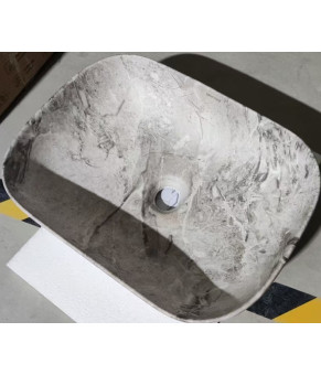 Раковина накладная MIXXUS PREMIUM DIVERSE-0113 MARBLE 455х325х135mm (MP6544)